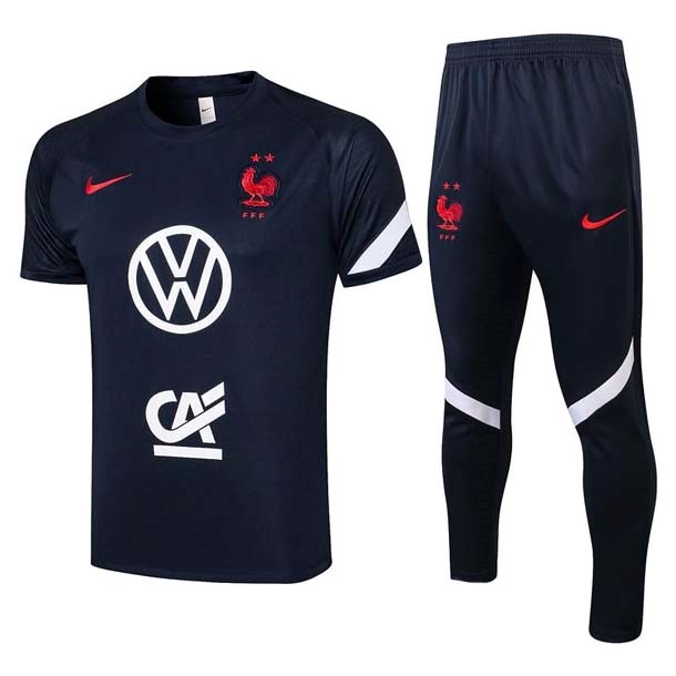 Trainingsshirt Frankreich Ensemble Complet 2022 Blau